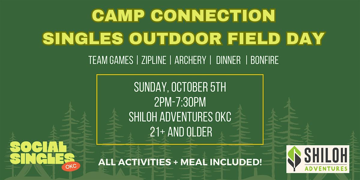 Singles Camp Connection Mixer + Field Day, 5 October | Event in Oklahoma City | AllEvents