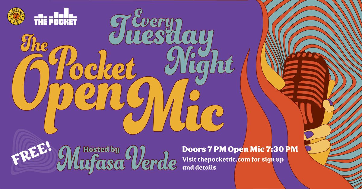 7DrumCity Presents: The Pocket Open Mic | Event in Washington | AllEvents