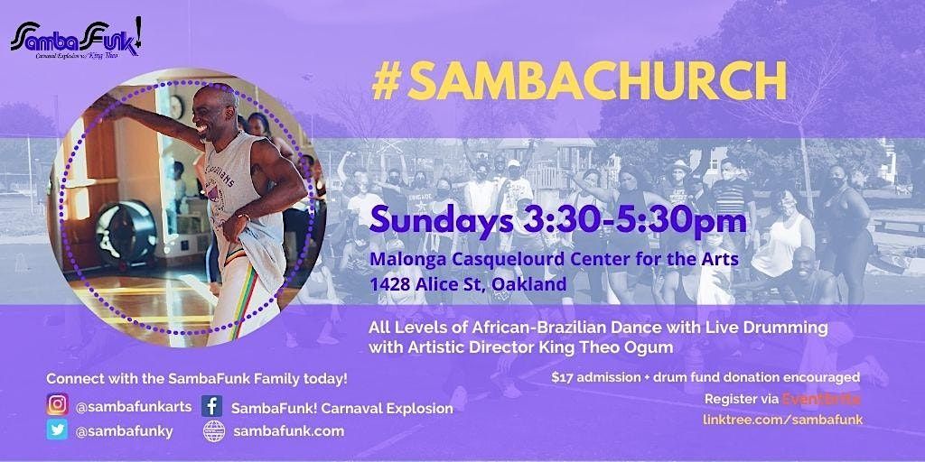 #SambaChurch African-Brazilian Dance and Drum Community Classes | Event in Oakland | AllEvents