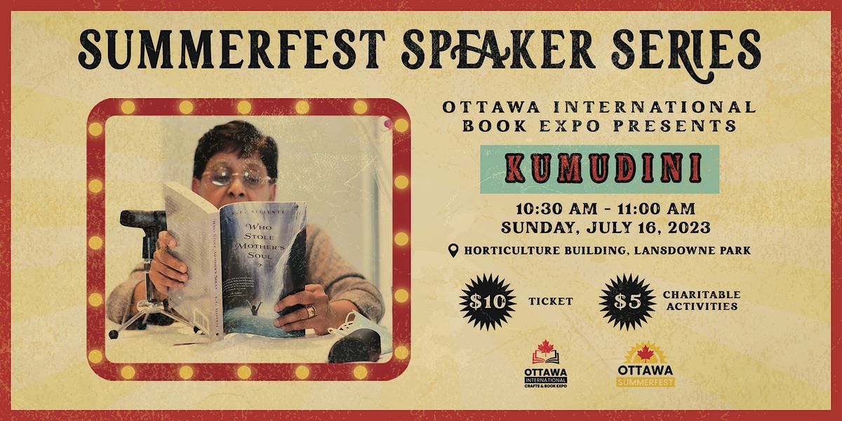 Kumudini - Featured Sri Lankan author - Ottawa International Book Expo