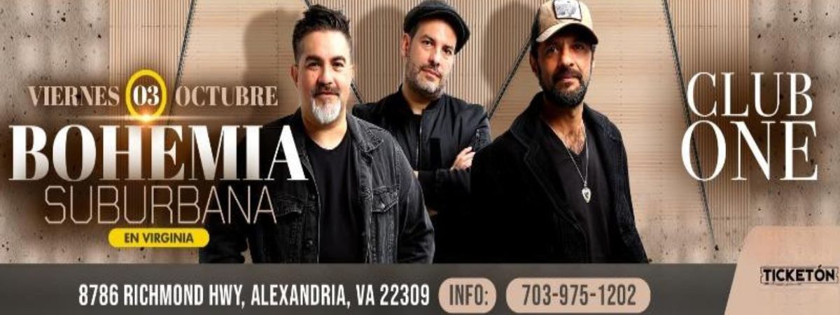 BOHEMIA SUBURBANA EN ALEXANDRIA, VA, 3 October | Event in Mount Vernon | AllEvents