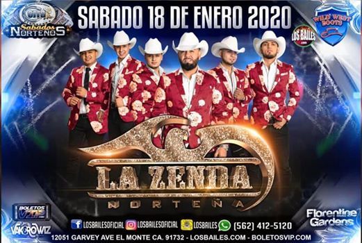 La Zenda Nortena El Monte Ca At Florentine Gardens El Monte El