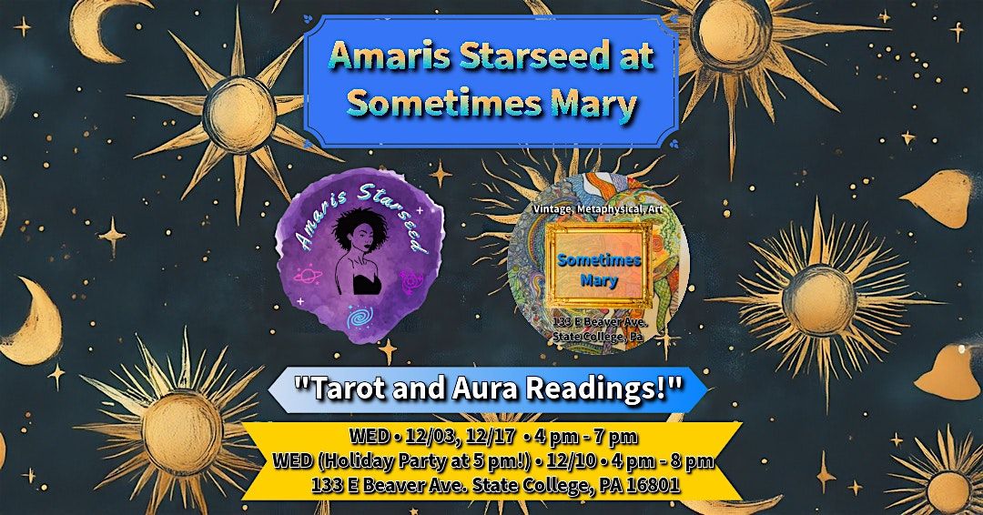 Amaris Starseed at Sometimes Mary (Webster's)! | Event in State College | AllEvents