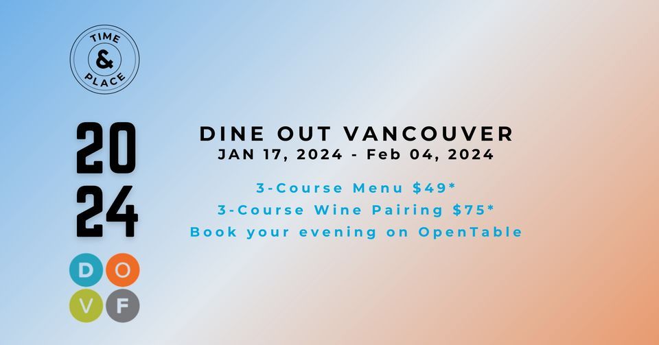 Dine Out Vancouver 2025, 6083 Mckay Avenue, Burnaby, BC, Canada