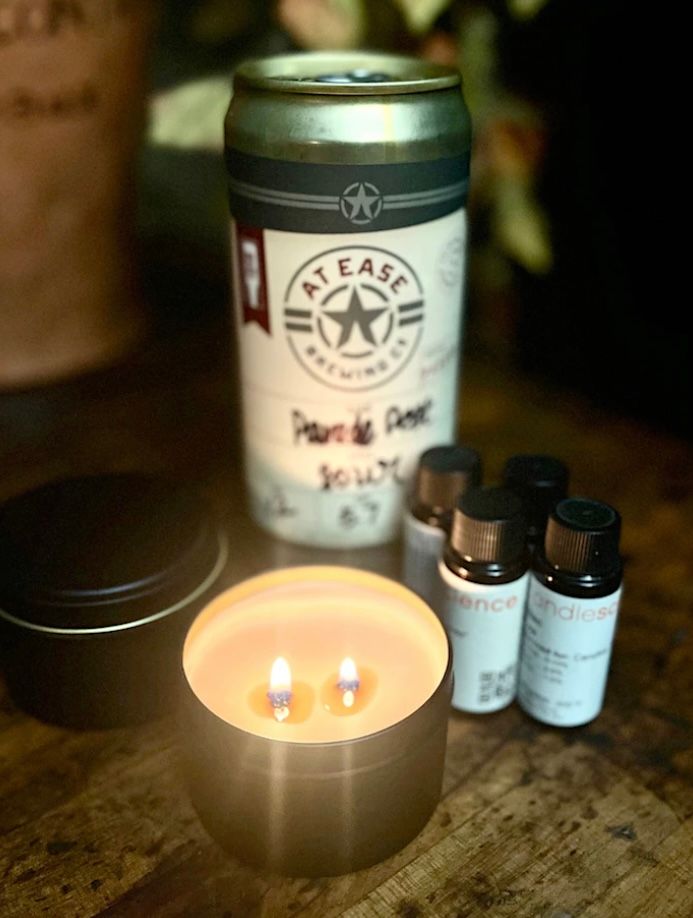 Pours & Pints The Art of Candle Making, At Ease Brewing Company