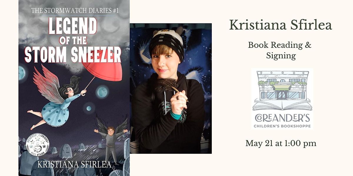 Kristiana Sfirlea book reading & signing event, Coreander's Children's