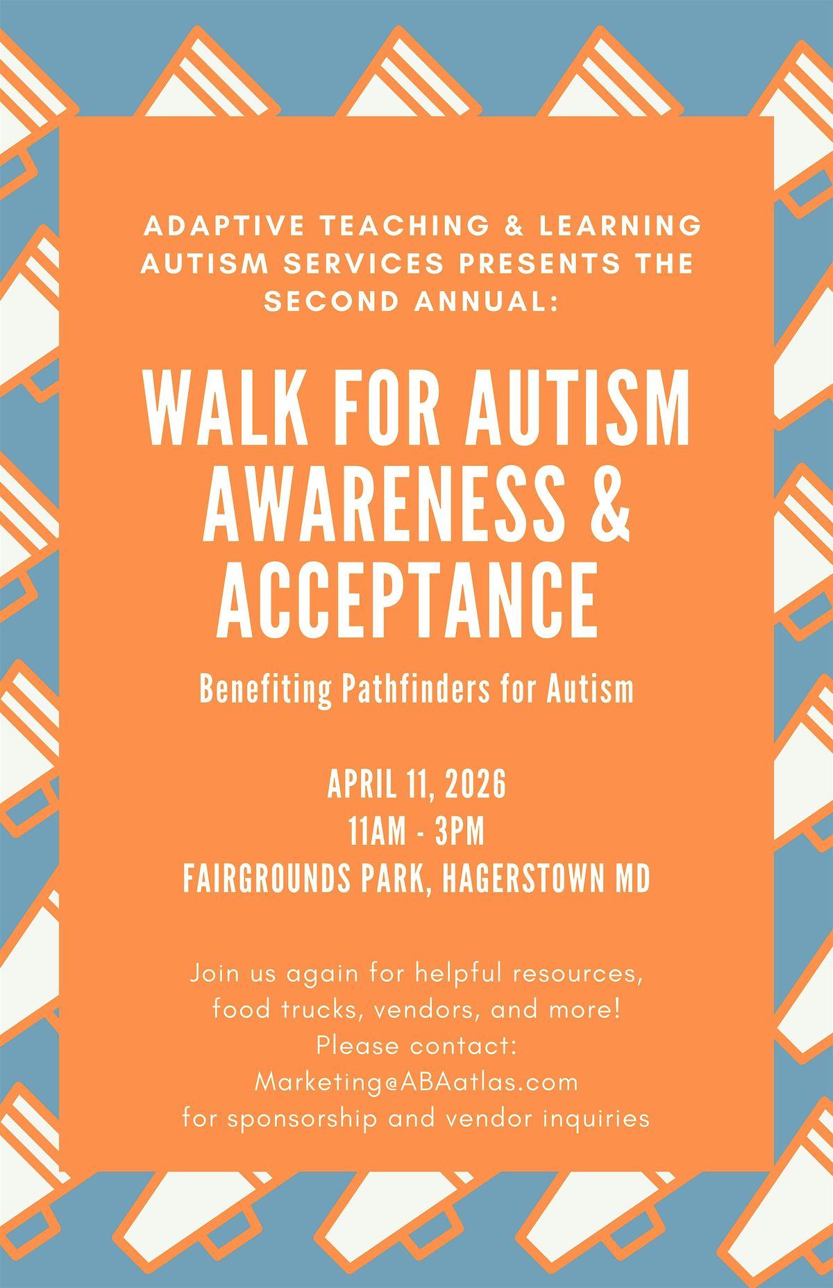 Second Annual Walk for Autism Awareness & Acceptance, 11 April | Event in Hagerstown | AllEvents