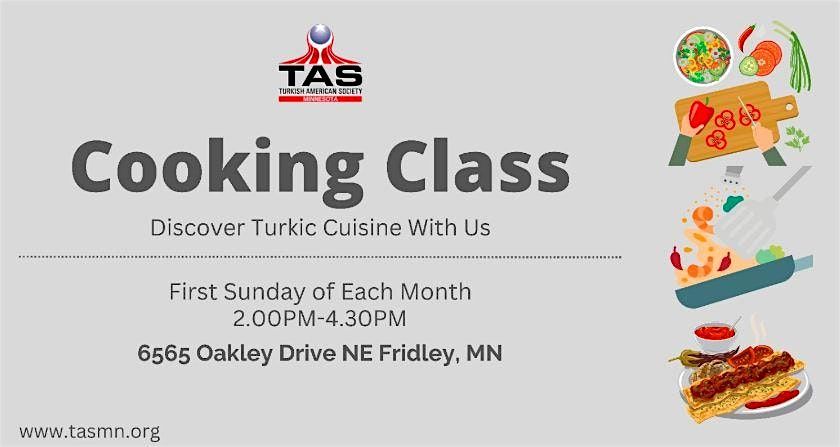 Copy of Turkic Cooking Class - Session 39, 7 December | Event in Fridley | AllEvents