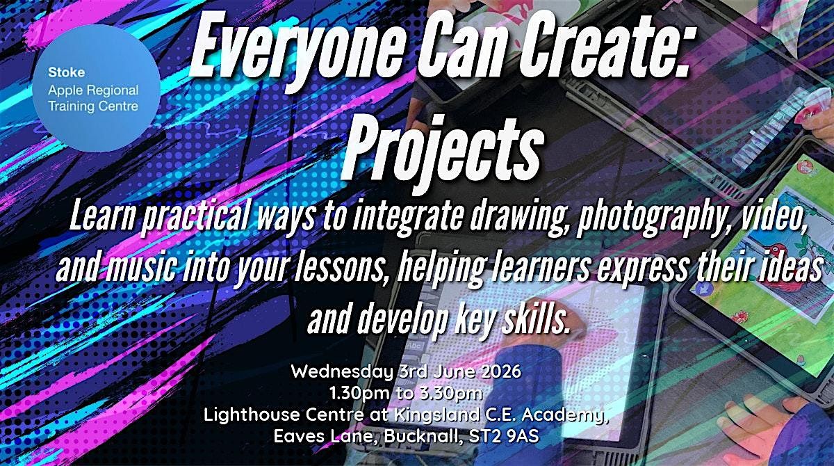 Everyone Can Create - Projects, 3 June | Event in Stoke On Trent | AllEvents