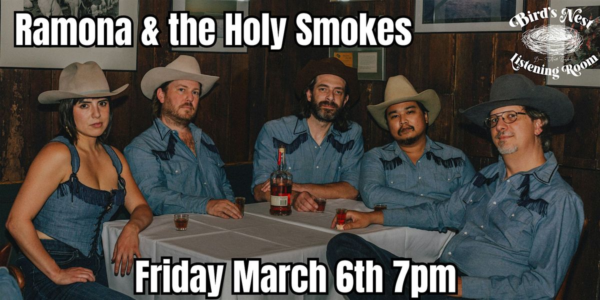 Ramona & The Holy Smokes at Bird's Nest Listening Room - Dunn NC, 6 March | Event in Dunn | AllEvents