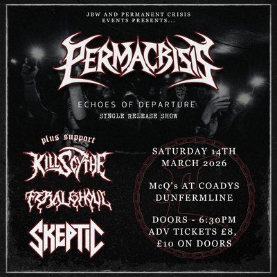 Permacrisis Echoes of Departure Single Release Show