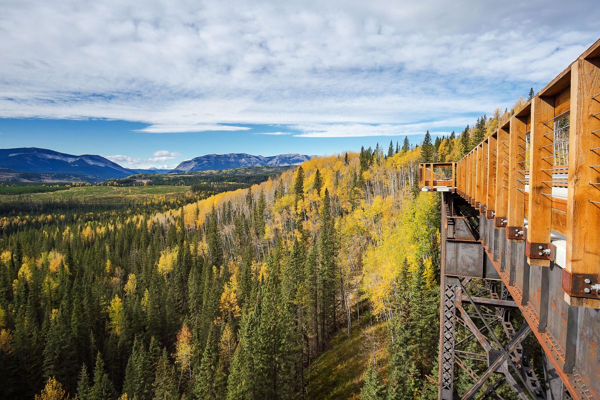 Rail Trails and Trestle Bridges 2B (Nordegg area), Saunders, 28 April