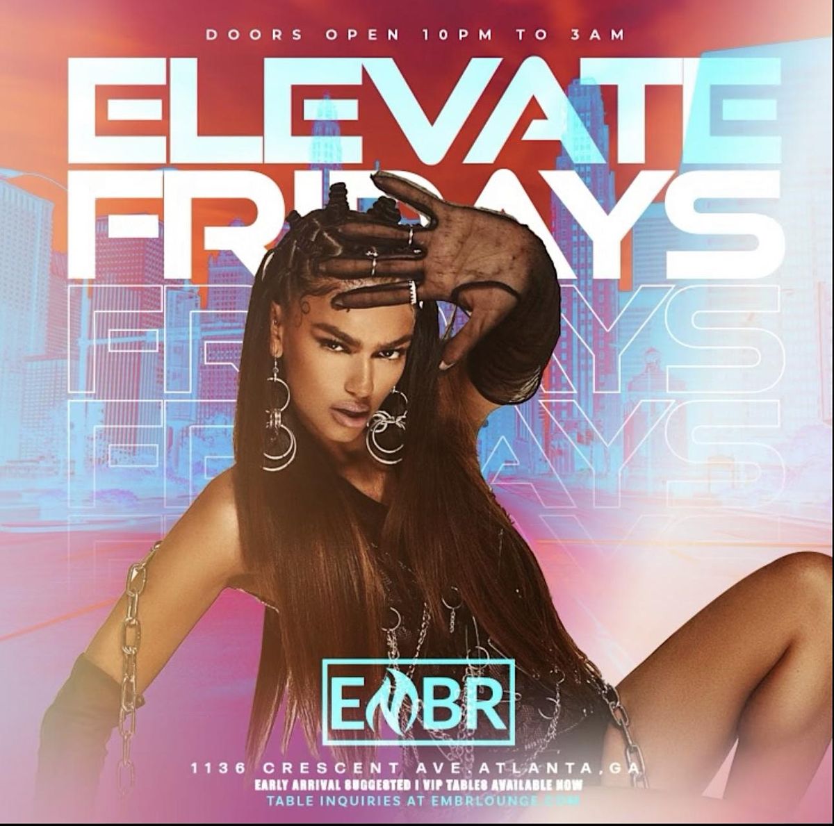 Embr Events EMBR LOUNGE “ELEVATE FRIDAYS”, Embr Lounge, Atlanta, 18 August to 22 ...