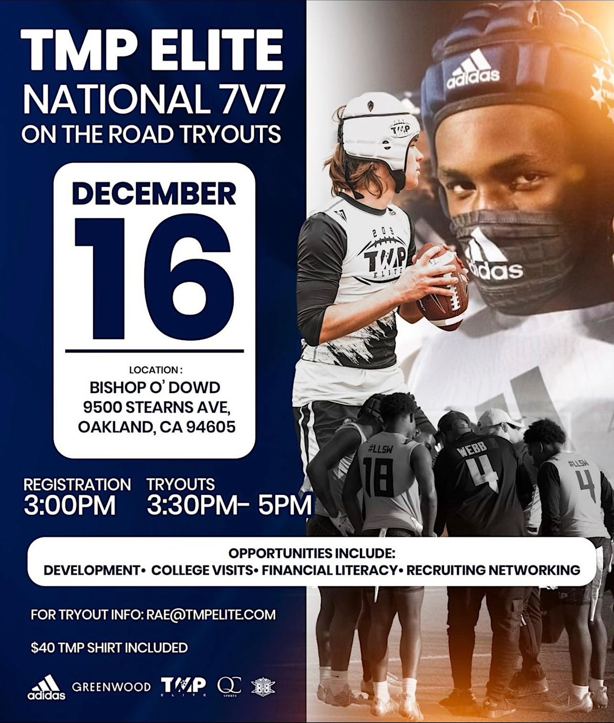 TMP Elite On the Road Tryouts ODowd), O’Dowd High School