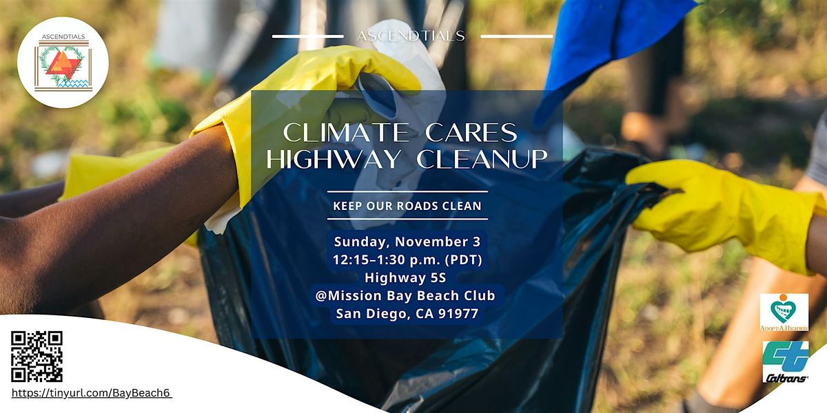 ASCENDtials Climate Cares Highway Cleanup Event at 5/Mission Bay Beach Club | Event in San Diego | AllEvents
