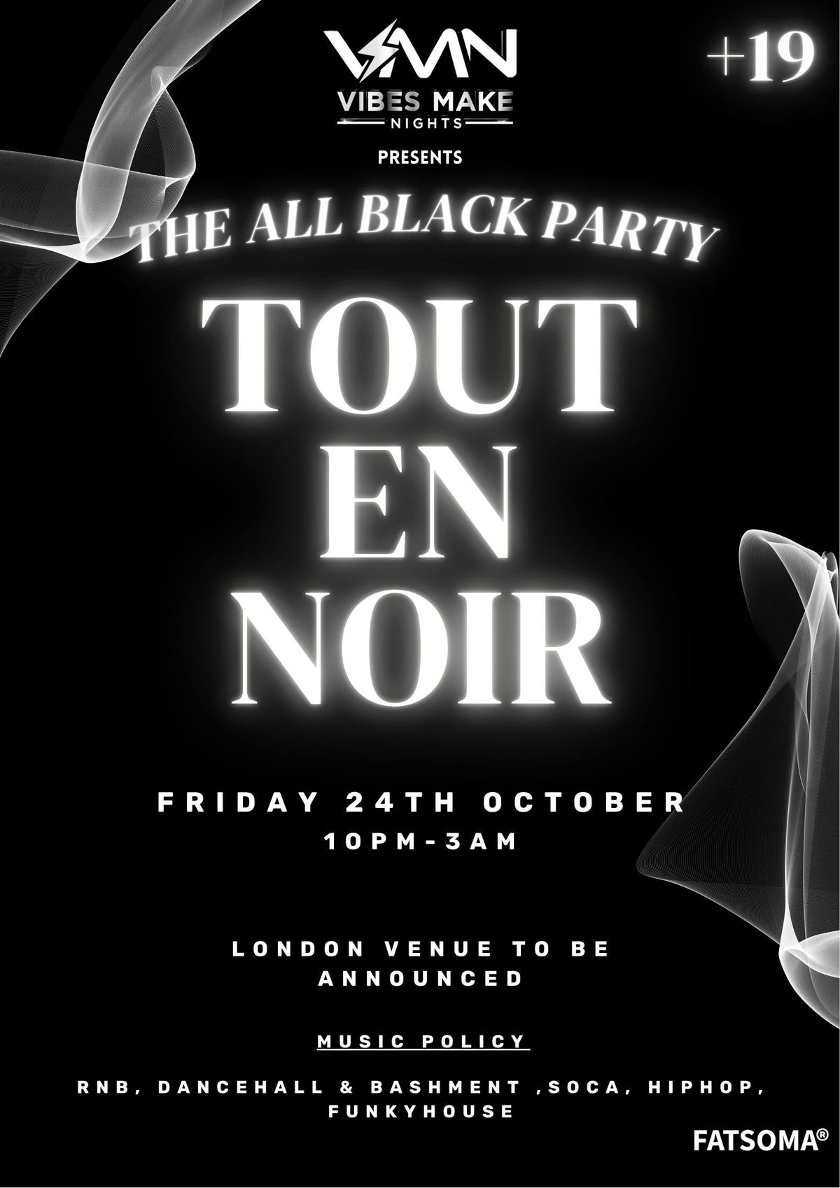 TOUT EN NOIR, 24 September | Event in London | AllEvents