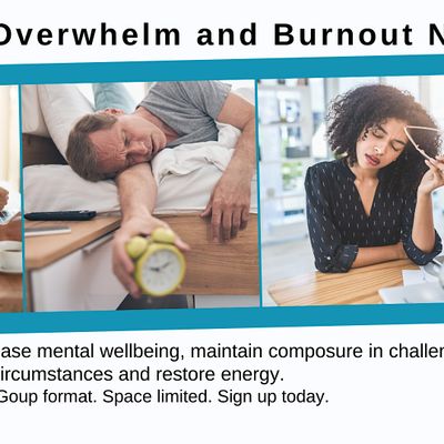 Stop Stress Overwhelm and Burnout Now -Feb23