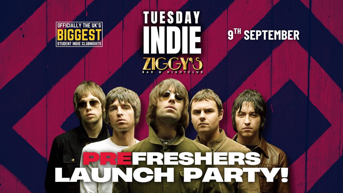 TUESDAY INDIE at Ziggy's - PRE FRESHERS WEEK LAUNCH PARTY - 9th September, 9 September | Event in York | AllEvents