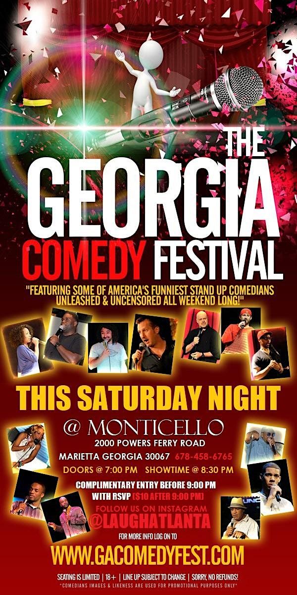 Georgia Comedy Festival Weekend Monticello Lounge Atlanta October 1 Georgia Comedy Festival Weekend Monticello Lounge Atlanta October 1