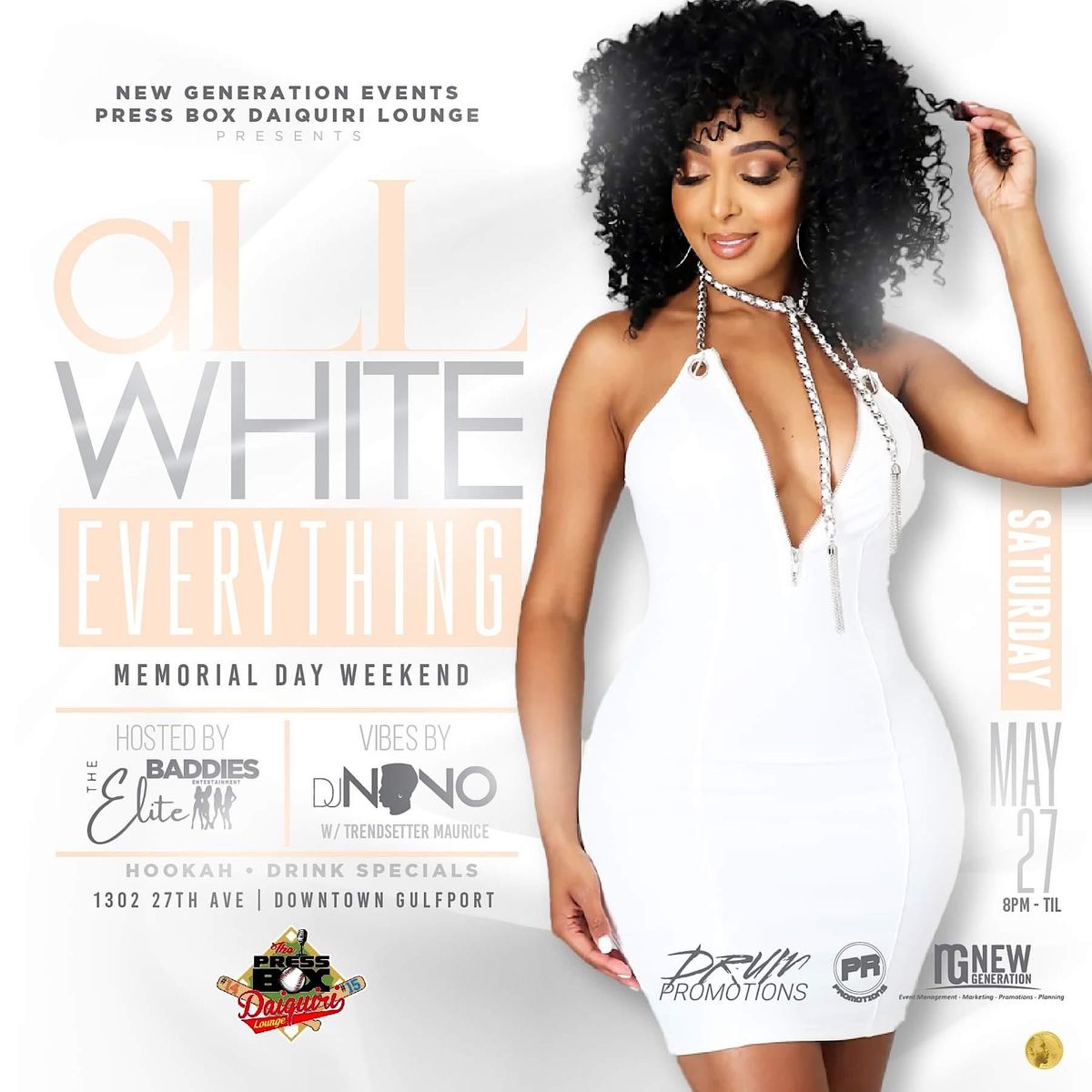All White Everything “Memorial Day Weekend” | Event in Gulfport | AllEvents.in