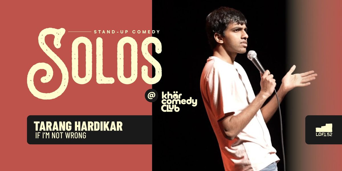 If I'm not wrong by Tarang: KCC, 15 November | Event in Mumbai | AllEvents