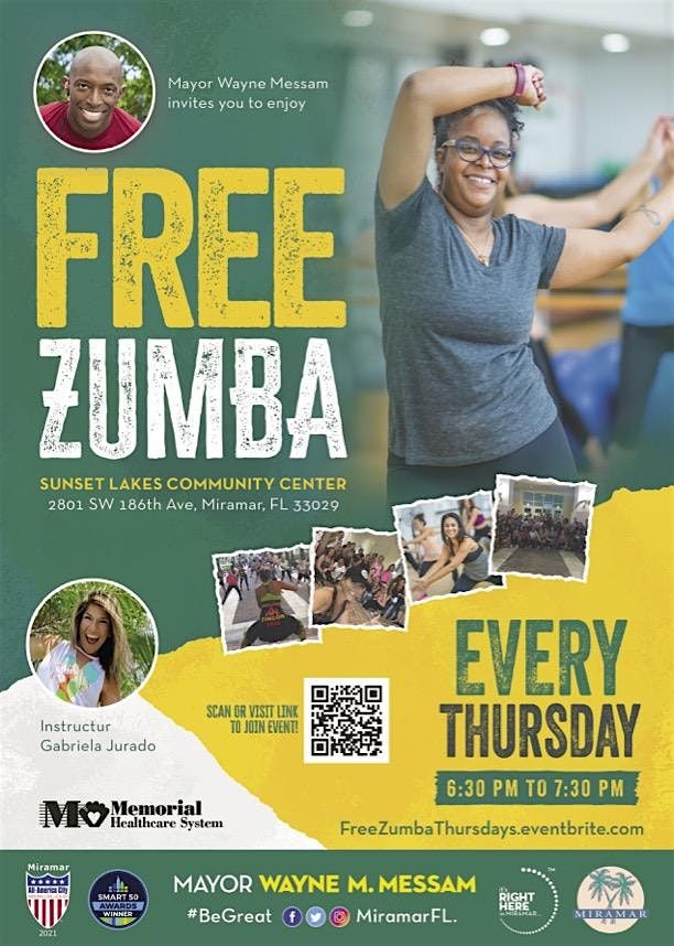 Zumba Thursdays - Free | Event in Miramar | AllEvents
