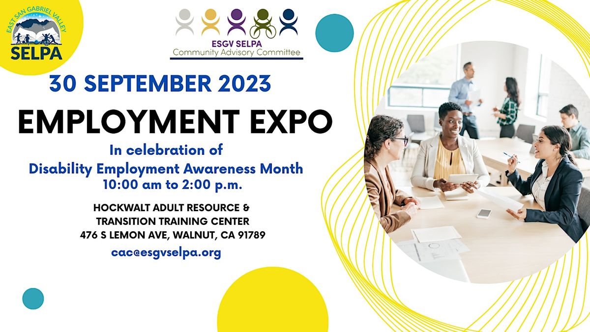 1st Annual Employment Expo for Disability Employment Awareness Month