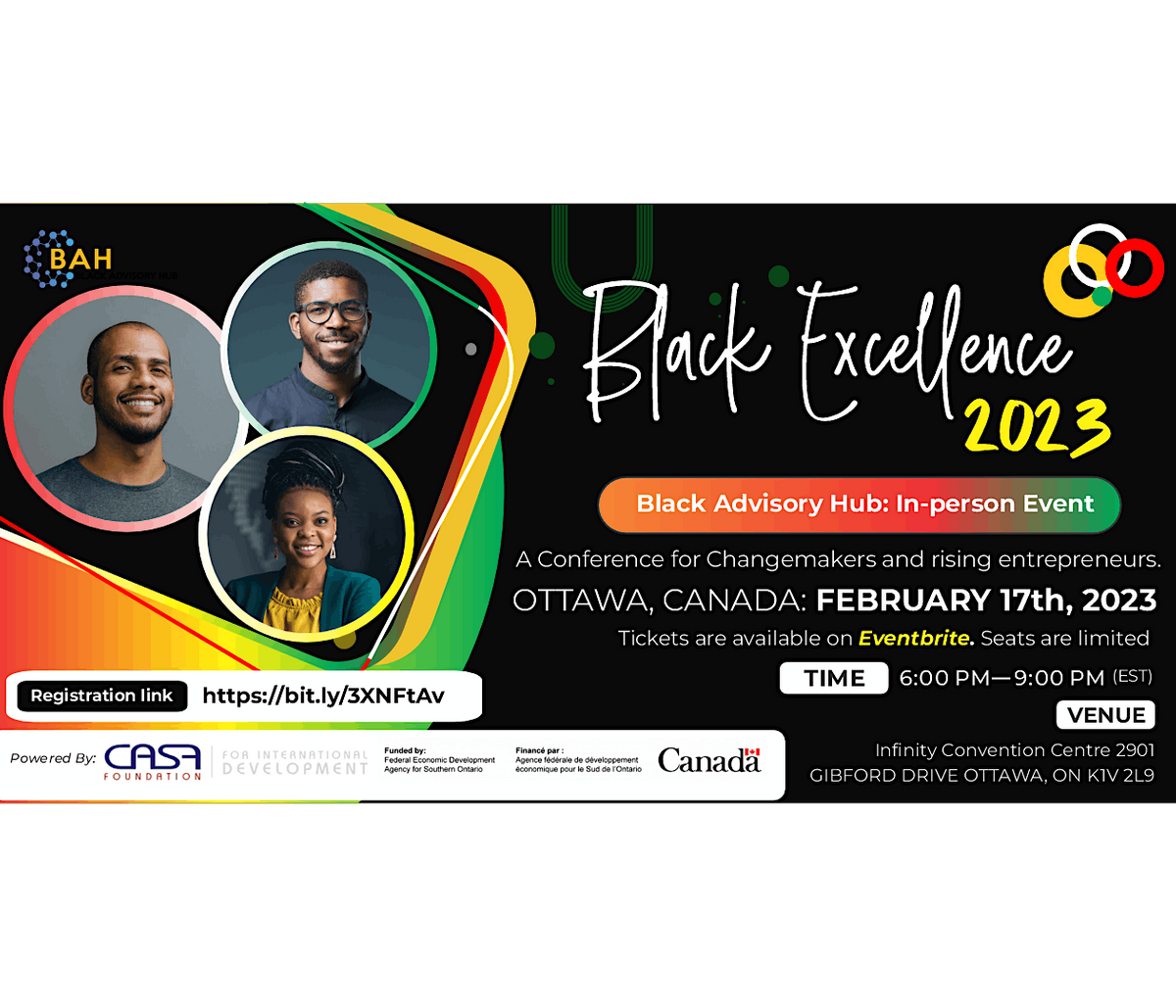 Black Excellence 2025 (Ottawa), Infinity Convention Centre, Ottawa