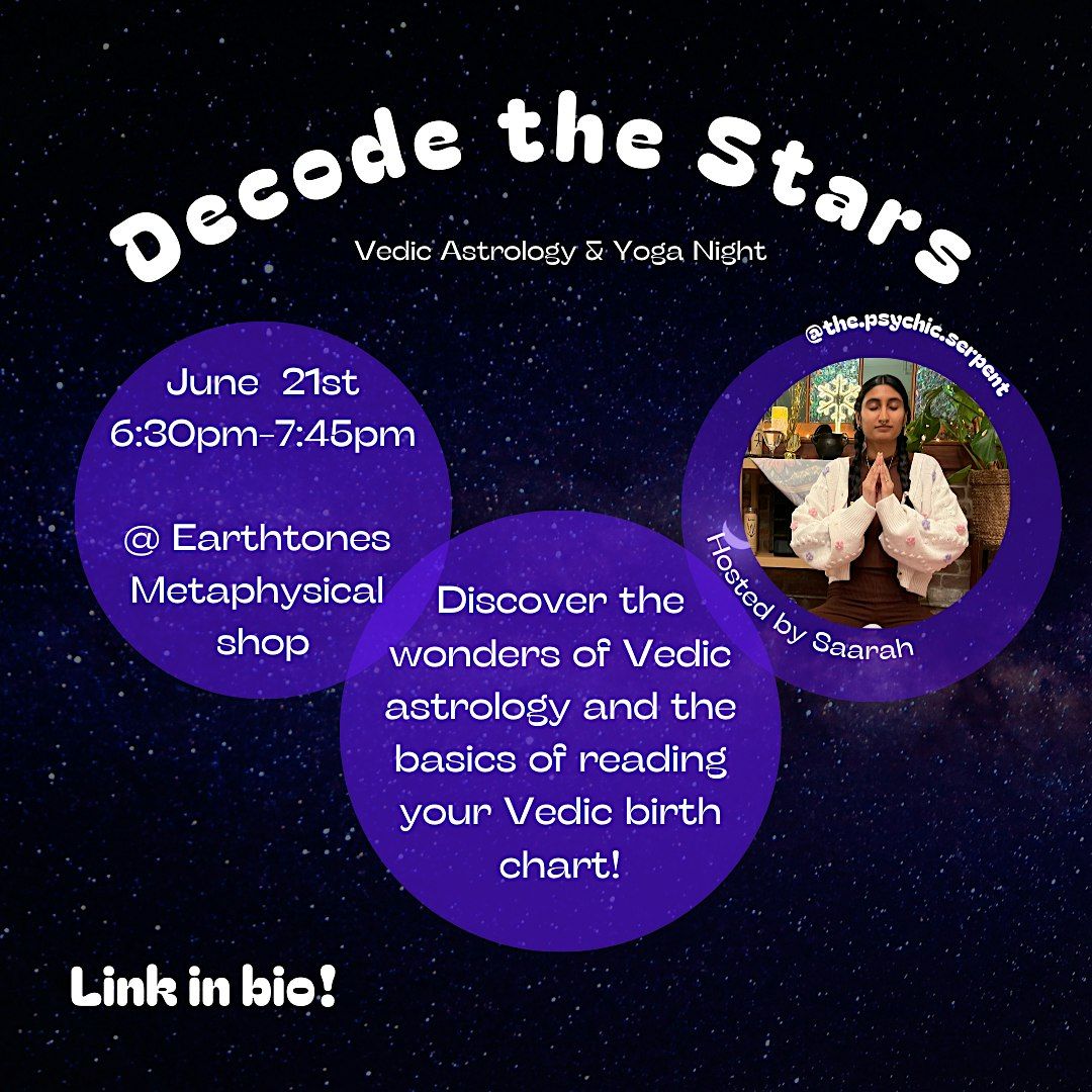 Decode the Stars, Earthtones Metaphysical Shop, Providence, 21 June ...