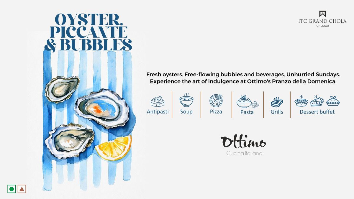 Oysters, Piccante & Bubbles