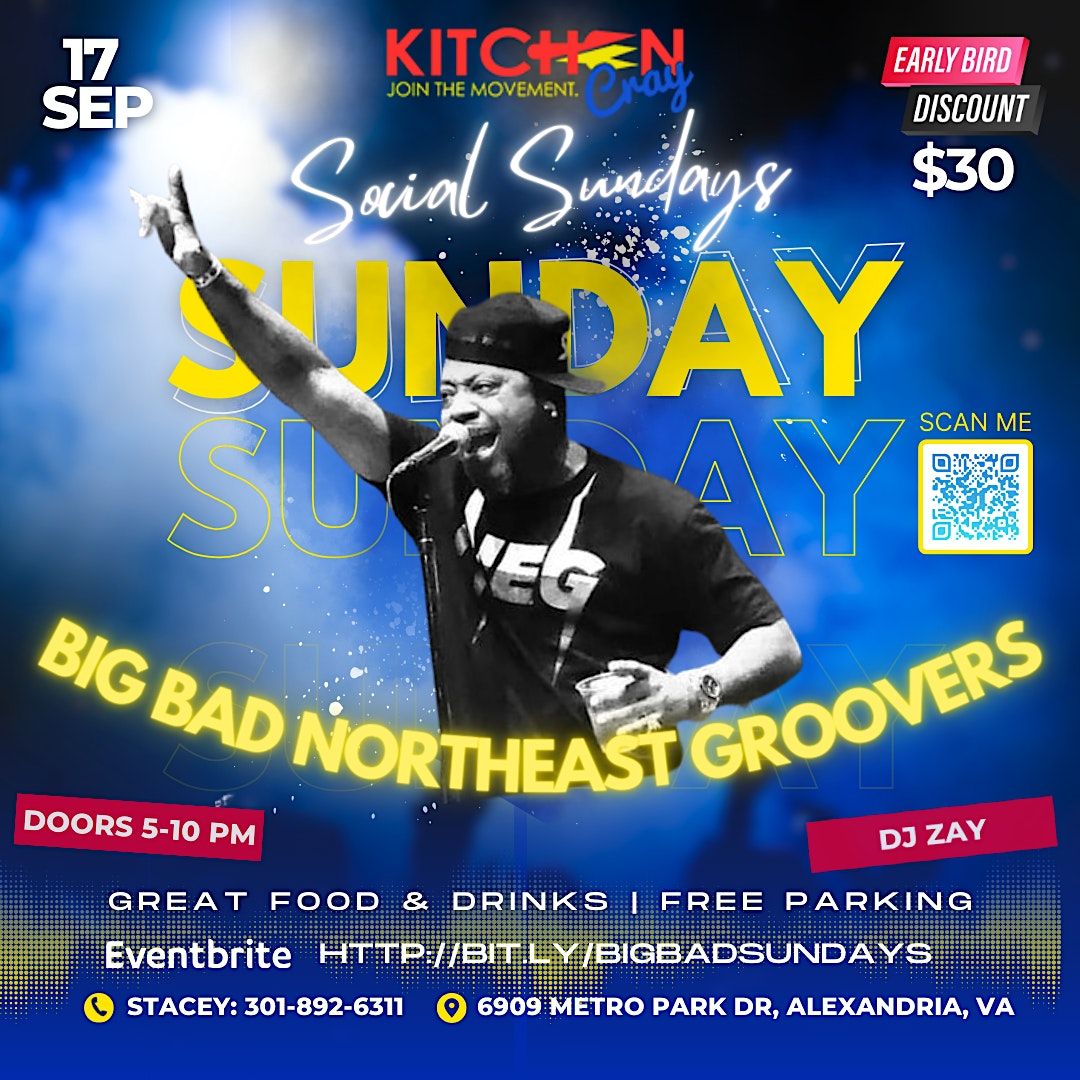 Social Sundays ft. Northeast Groovers KitchenCray, KitchenCray