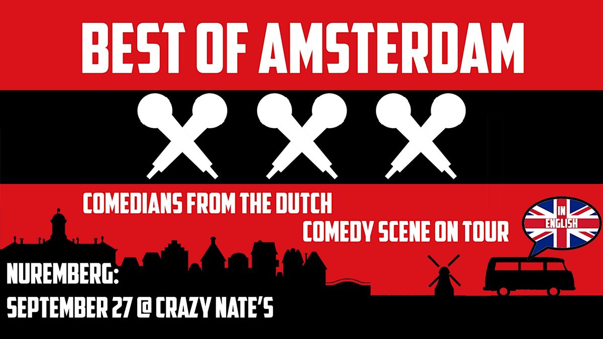 Best of Amsterdam - Stand-up Comedy in English – Nuremberg, 27 September | Event in Nürnberg | AllEvents.in