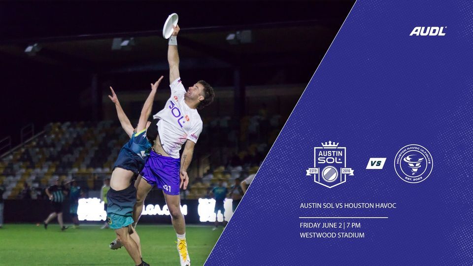 Austin Sol vs Houston Havoc, Westwood High School, Round Rock, June 3