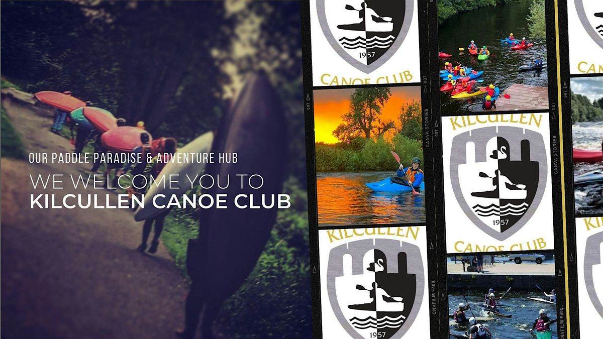 Kilcullen Canoe Club Beginners Course and Club Membership 2024 for