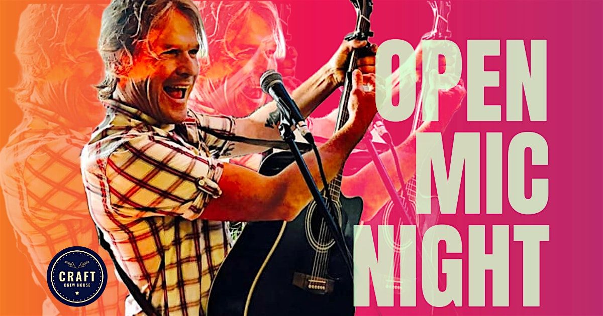 OPEN MIC / JAM Night at Craft Brew House in Birkdale | Event in Birkdale | AllEvents