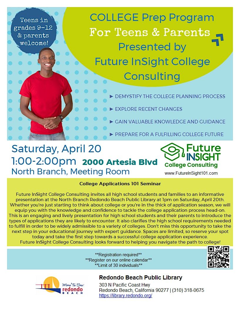 College Applications 101 Presented by Future Insight College Consulting ...