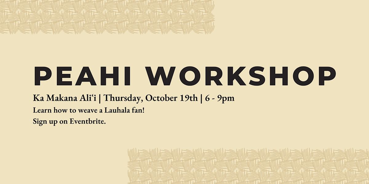 Peahi Fan No'eau Designers, Kapolei, October 19 2023 AllEvents.in