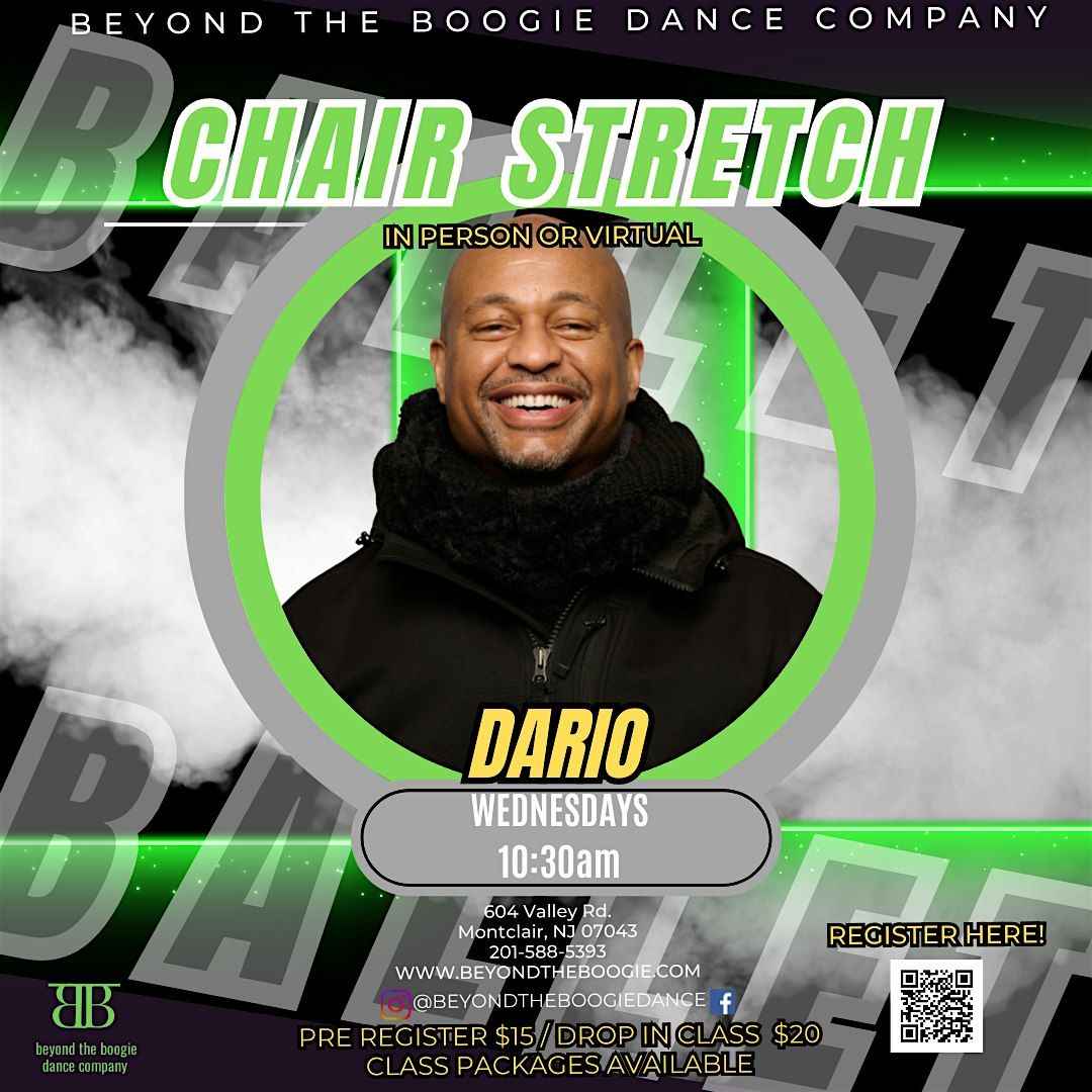 CHAIR STRETCH CLASS | Event in Montclair | AllEvents