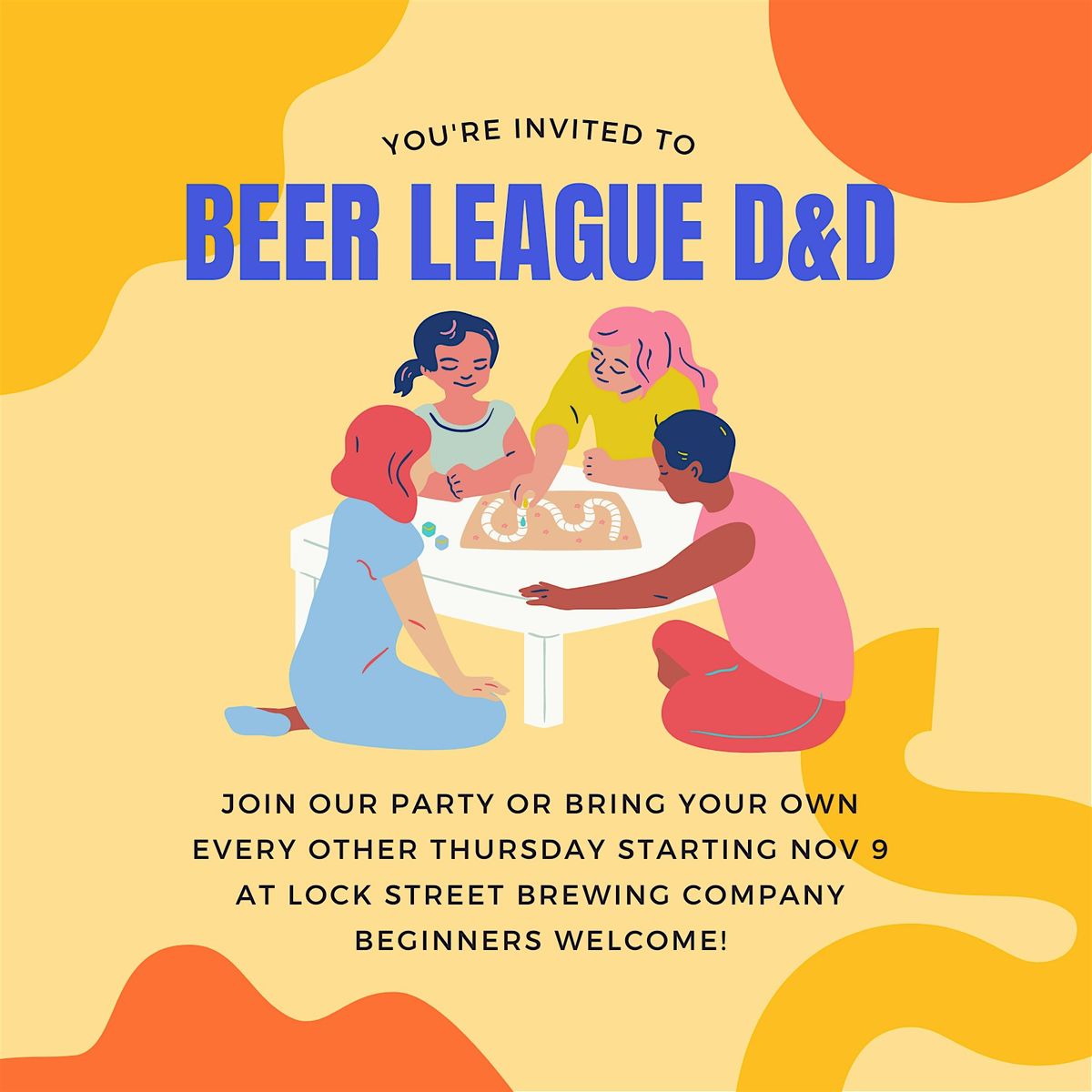 Beer League Dungeons and Dragons, Lock Street Brewing Company, St
