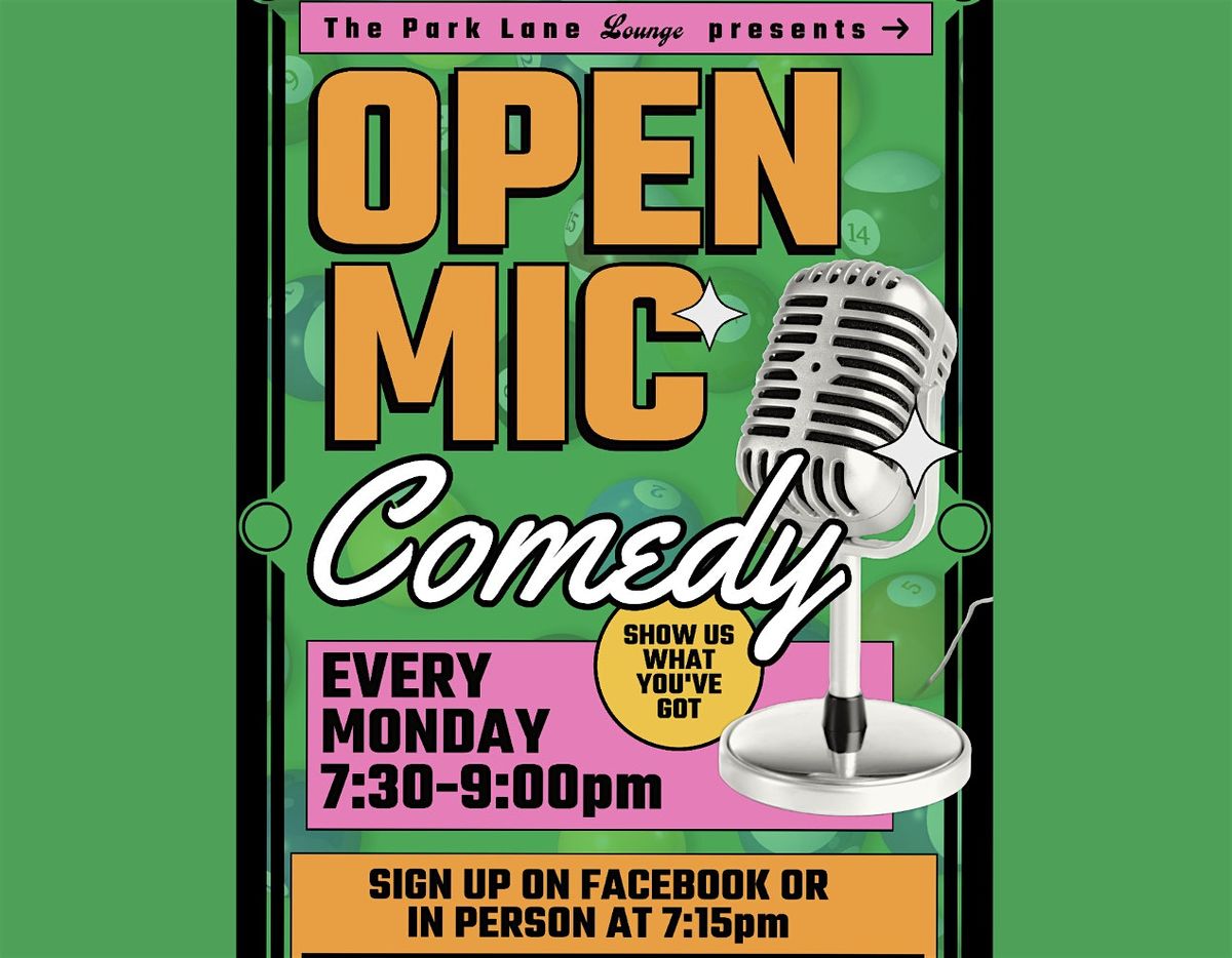 Comedy at the Park Lane Lounge | Event in San Jose | AllEvents