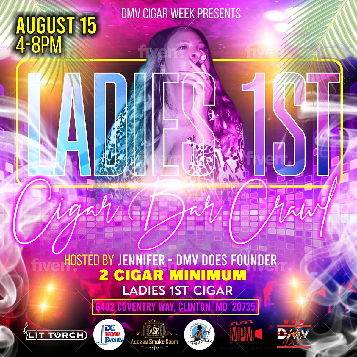 ASR Presents DMV Cigar Week Cigar Bar Crawl Afternoon Ladies 1st asr-presents-dmv-cigar-week-cigar-bar-crawl-afternoon-ladies-1st