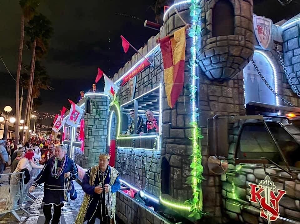 The Official 2024 Illuminated Knight Parade Bleacher Seats, Ybor City