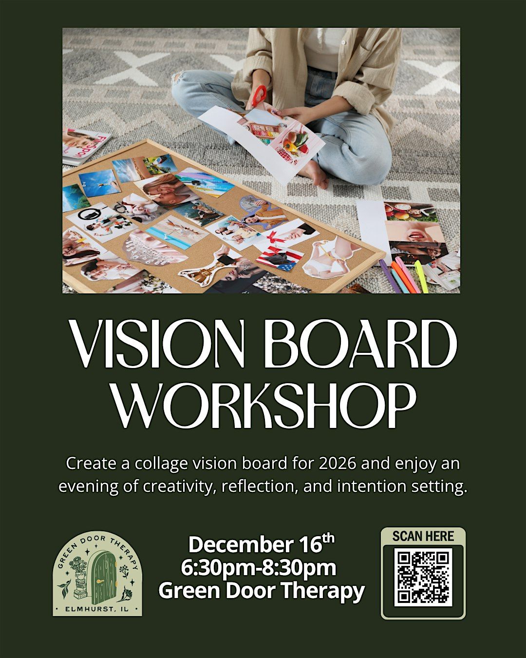 Vision Board Workshop, 16 December | Event in Elmhurst | AllEvents