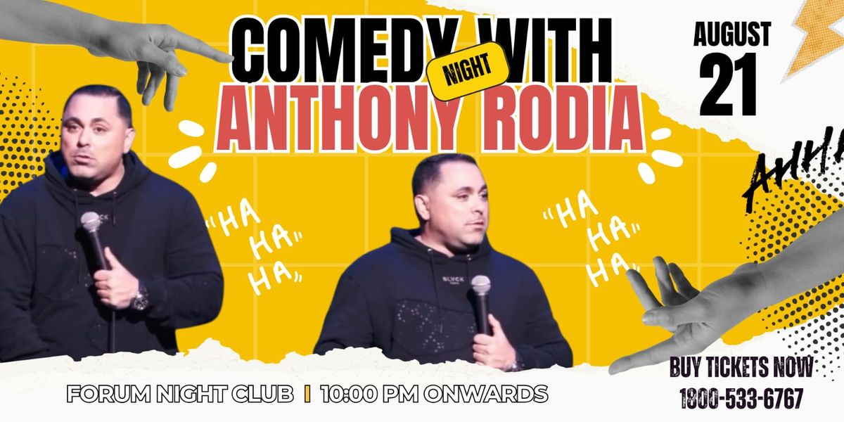Anthony Rodia at Palace Theatre at Stamford Center for the Arts, 17 October | Event in Stamford | AllEvents