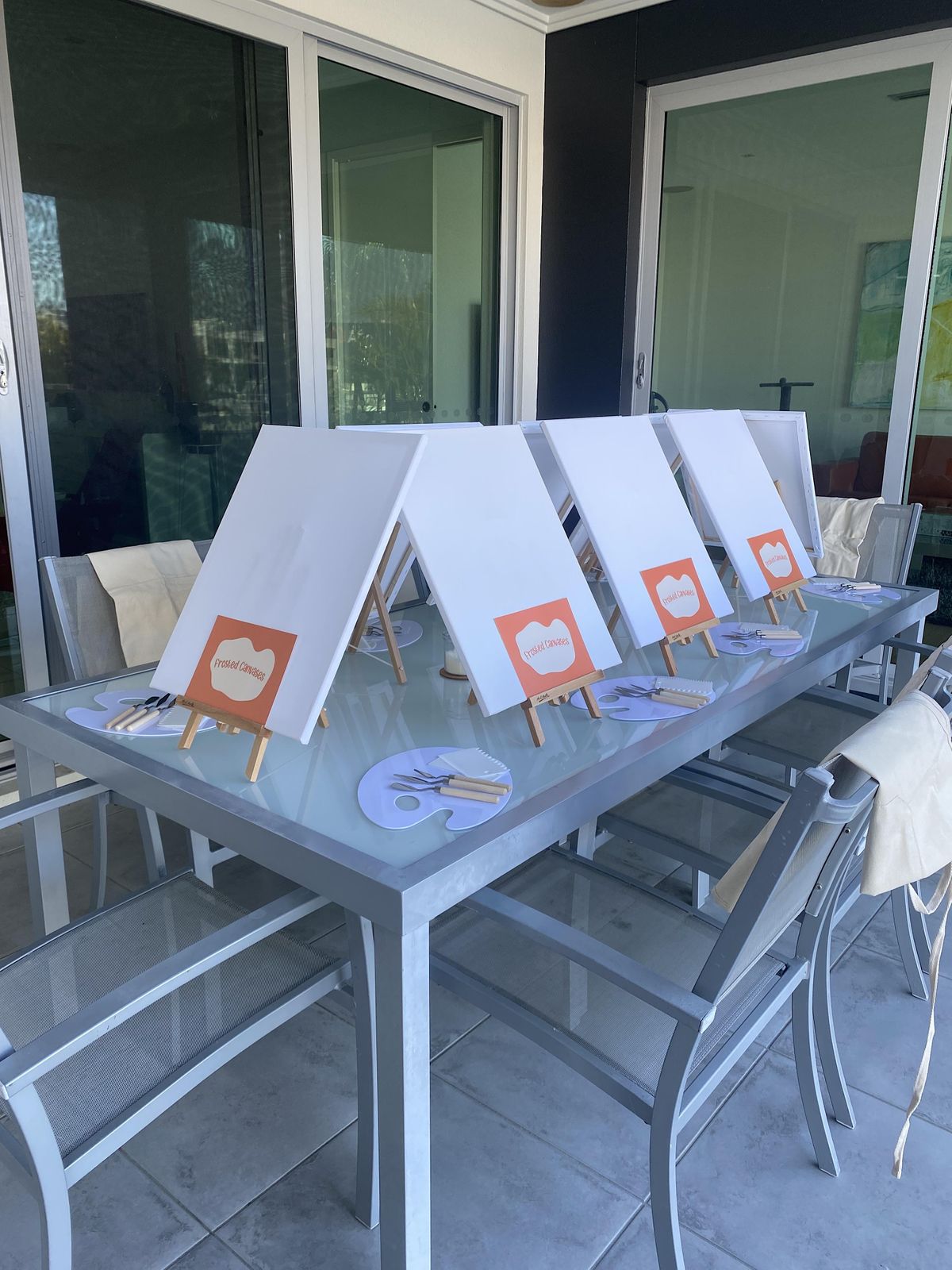 Textured Art Paint and Sip, The Borrowed Nursery Brisbane, Windsor