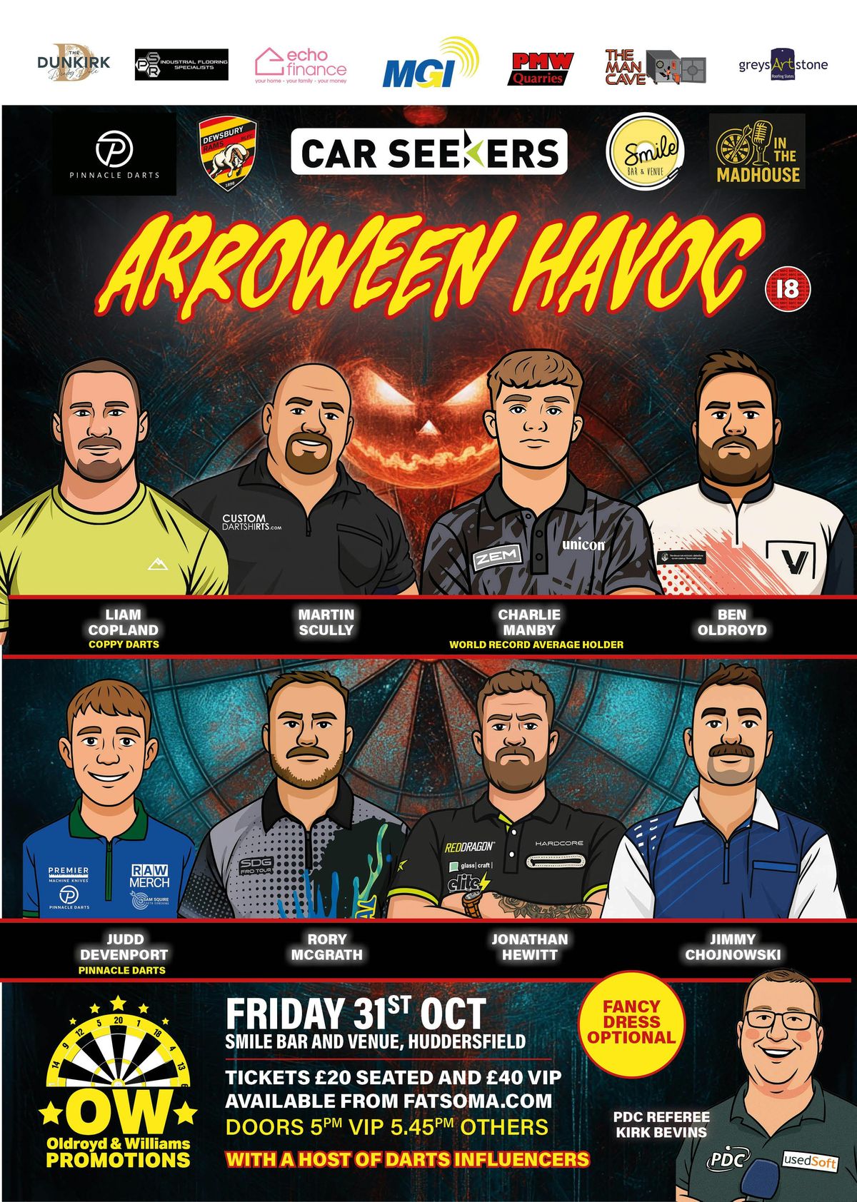 🎯 OW PROMOTIONS PRESENTS: ARROWEEN HAVOC - DARTS EVENT 🎯, 31 October | Event in Huddersfield | AllEvents