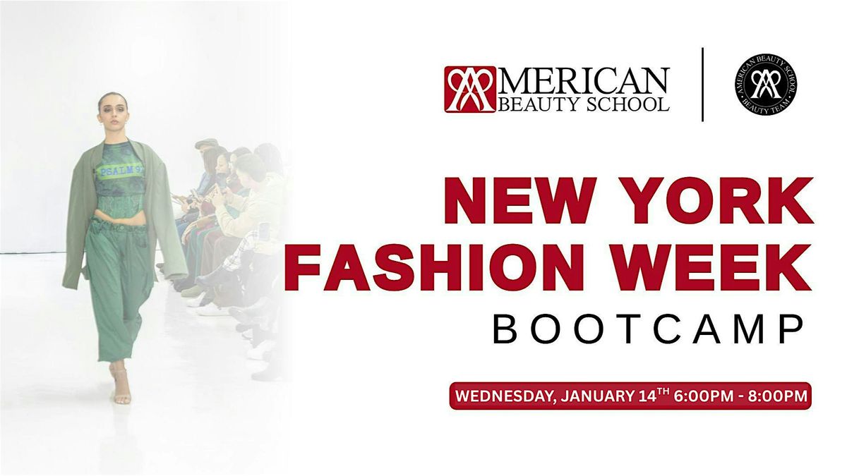 New York Fashion Week Bootcamp, 14 January | Event in The Bronx | AllEvents