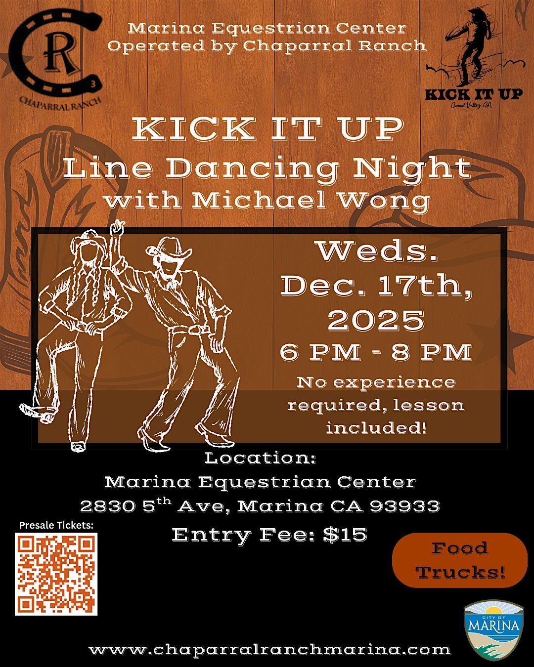 Line Dancing Night with Michael Wong, 17 December | Event in Marina | AllEvents
