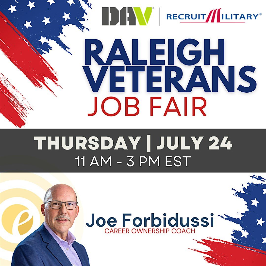 Raleigh Veterans Job Fair, 24 July | Event in Raleigh | AllEvents