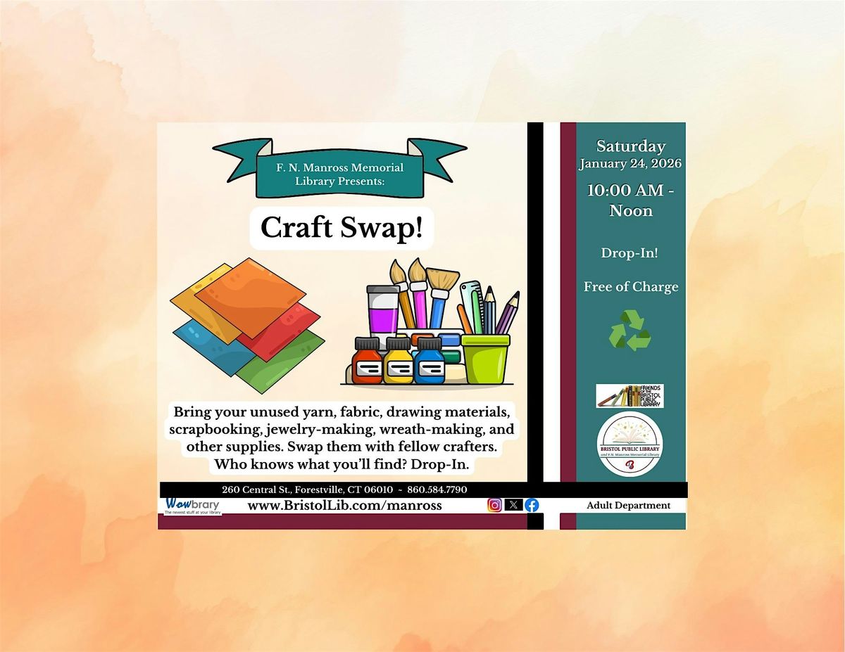 Craft Swap, 24 January | Event in Bristol | AllEvents
